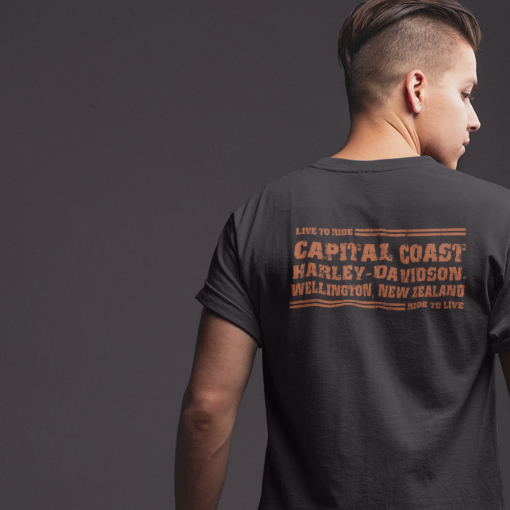 Capital Coast H-D Dealer Tee's