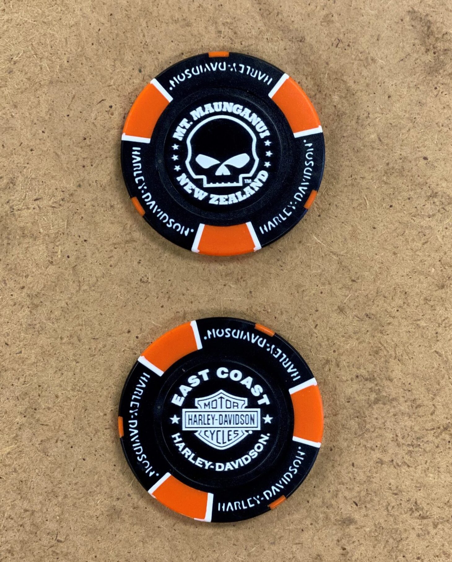 East Coast H-D Dealer Poker Chips